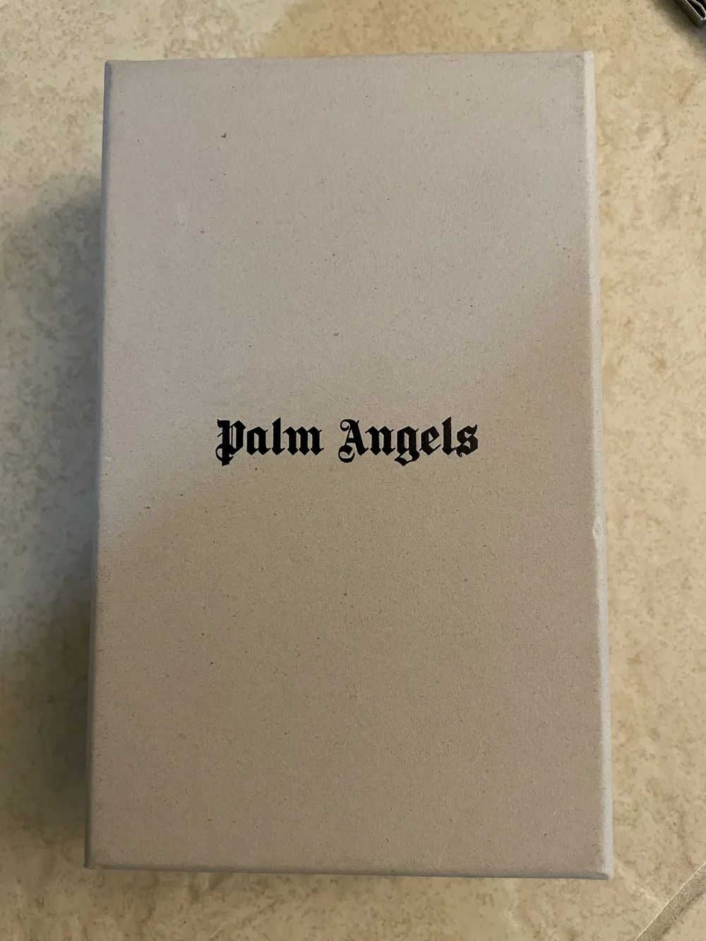 Palm Angels Gold Tone Palm Tree Pendant Necklace 18